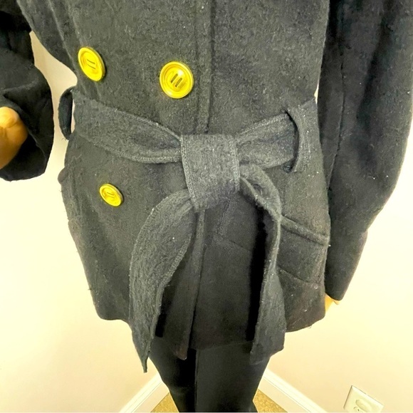 Sandro Military Style Wool Jacket – Black, Size Large - Picture 7 of 13